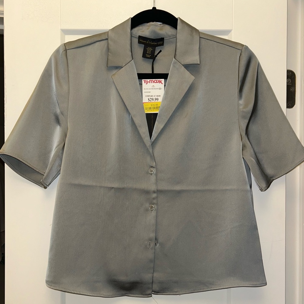 NWT House Of Harlow Silk Blouse